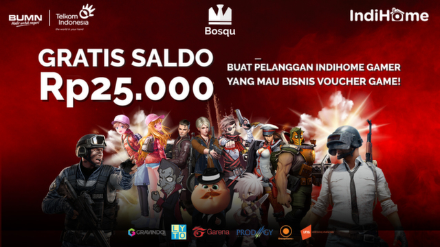 Gratis Saldo Rp 25.000 Buat Pengguna Indihome Gamer