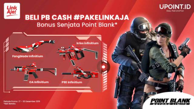 Upoint.id - Spesial Weapon Point Blank GRATIS Setiap Top Up PB Cash di  upoint.id