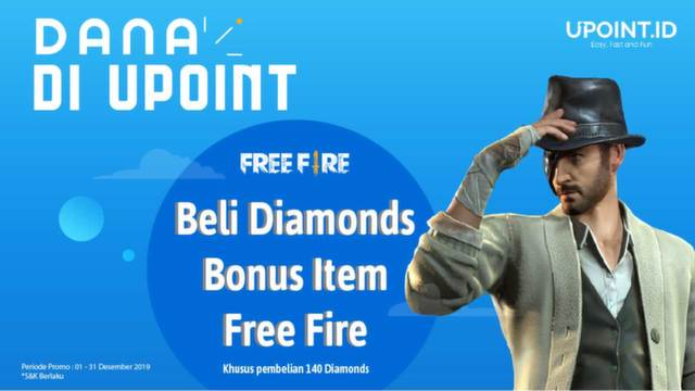 Bonus Item Free Fire, Beli Diamond Pakai Dana