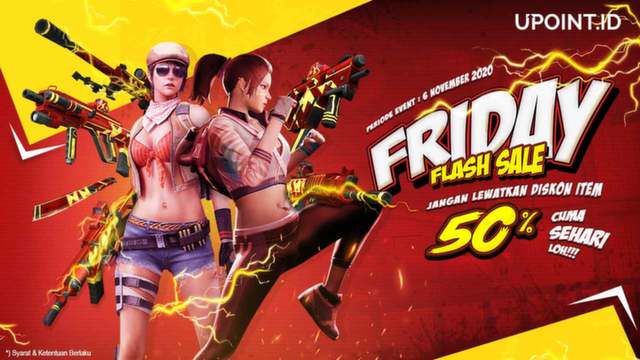 Friday Flash Sale! Diskon 50% Series Bolt Point Blank