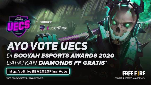 Ayo Dukung Turnamen UECS di Booyah Esports Award 2020!