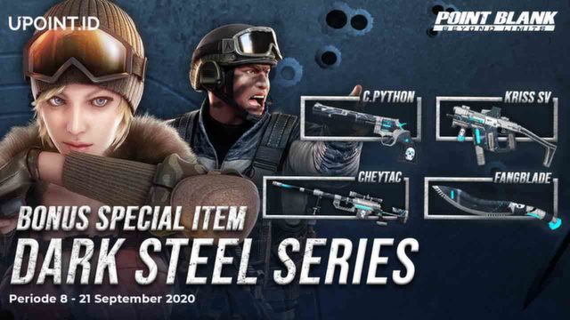 Bonus Spesial Weapon Dark Steel Series Hanya Top Up di Upoint