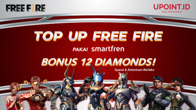Cashback 20% Diamonds Free Fire Pakai Smartfren