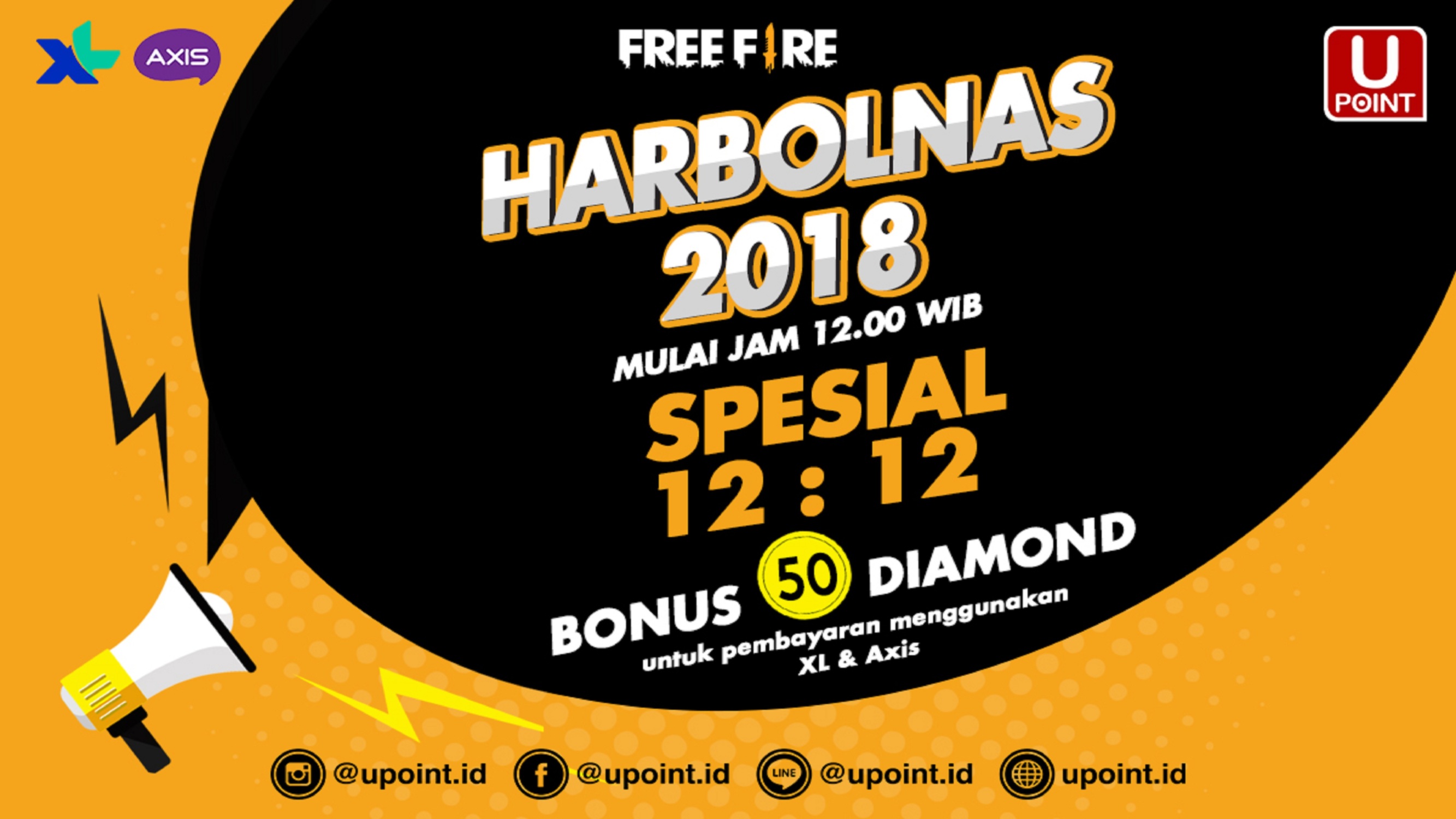 [Promo] SPESIAL HARBOLNAS Free Fire 12.12