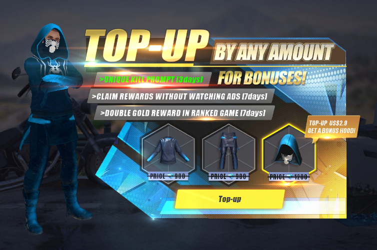 Cara Topup RULES OF SURVIVAL via UPOINT