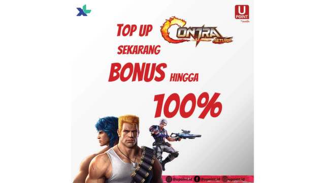 Top Up Game Contra Garena di UPoint.ID dengan XL Bonus hingga 100%