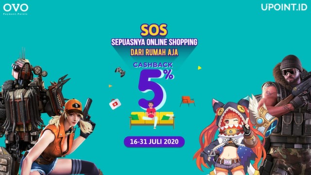 DIPERPANJANG! Dapatkan Cashback 5% Hanya Top Up Pakai OVO