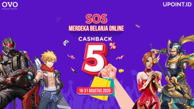 Promo Agustus Diperpanjang, Cashback 5% Hanya Top Up Pakai OVO