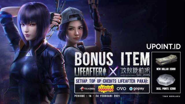 Dapatkan Bonus Item Code LifeAfter x Ghost In The Shell Crossover