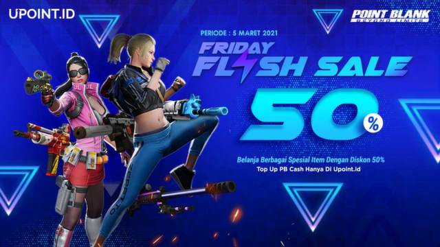 Friday Flash Sale! Diskon 50% Item Spesial Point Blank