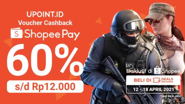 Dapatkan Voucher Cashback 60% ShopeePay Hanya di Upoint