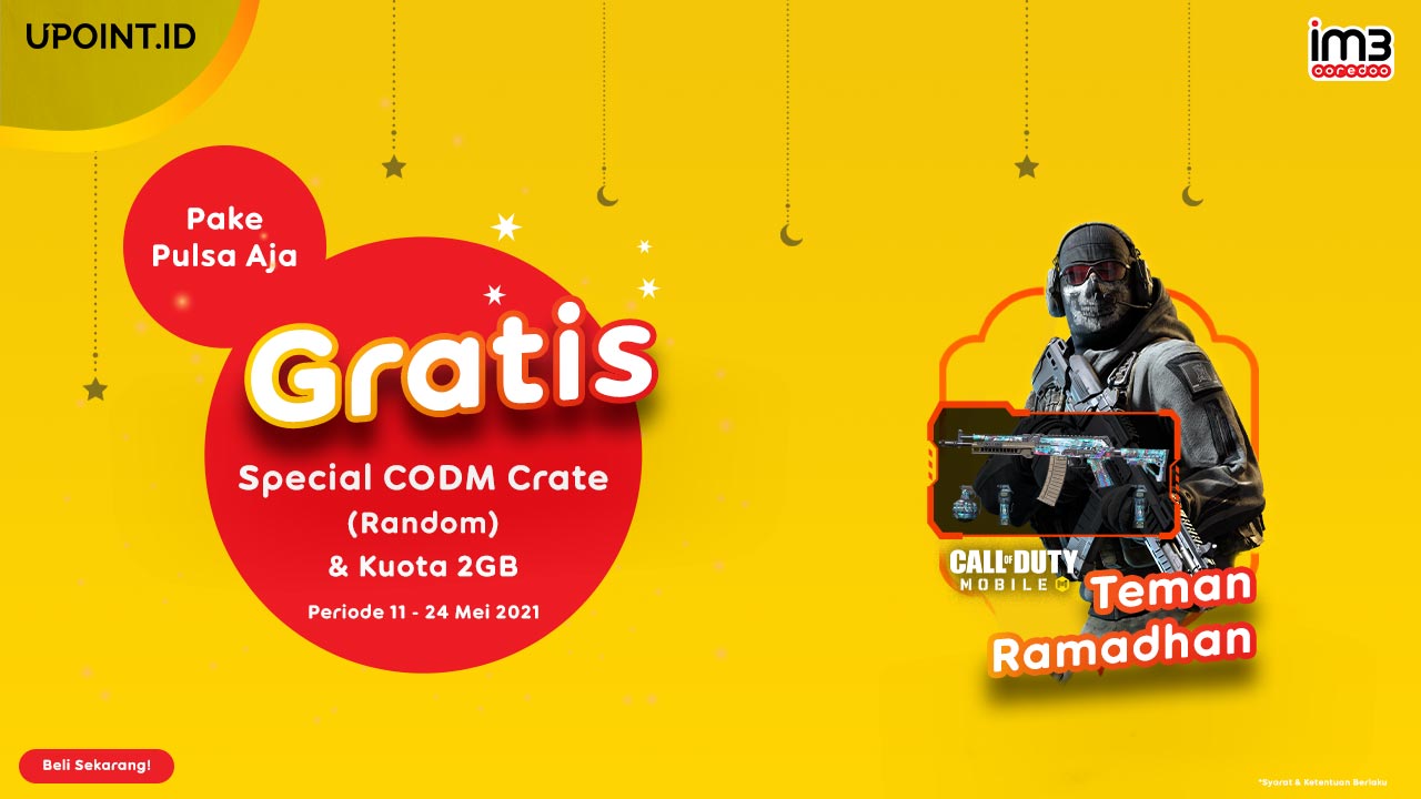 Gratis Special Crate CODM Mobile & Kuota 2GB Hanya pakai Indosat di Upoint