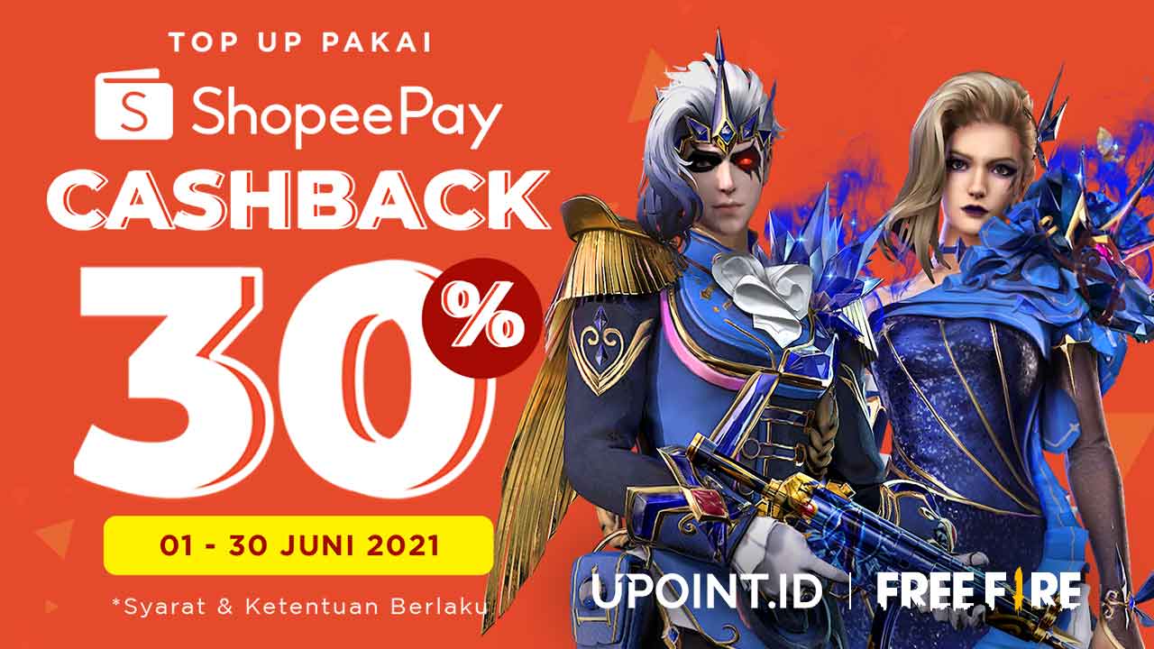 Cashback ShopeePay 30% Hanya Top Up Game Favorit Kamu di Upoint