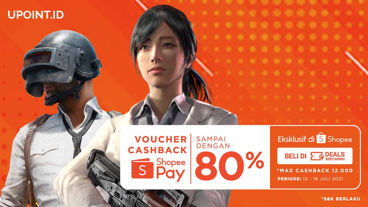 Beli Voucher ShopeePay dan Dapatkan Cashback hingga 80% di Upoint