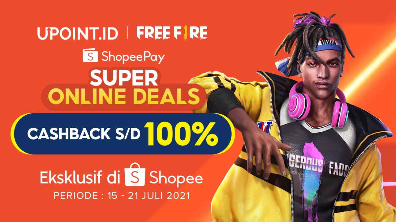 ShopeePay Super Online Deals Nikmati Cashback hingga 100% Hanya di Upoint