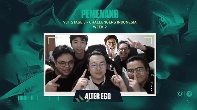 Tim Alter Ego Berhasil Menjuarai Turnamen VALORANT Champions Tour 2021: Indonesia Stage 3 Challenger 2