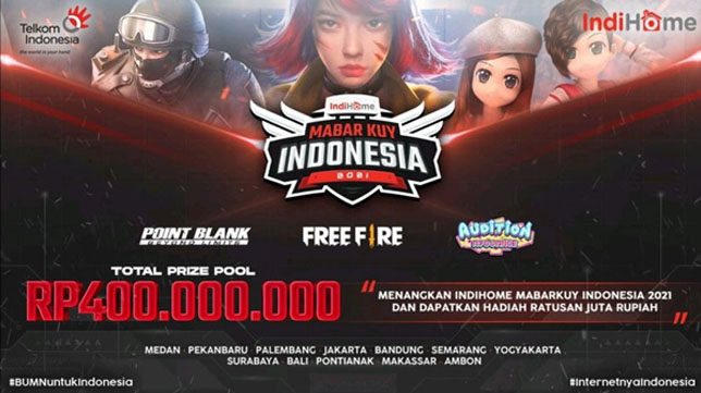 Upoint Dan IndiHome Gelar Turnamen Mabarkuy Indonesia, Rebutkan Hadiah Hingga Ratusan Juta Rupiah