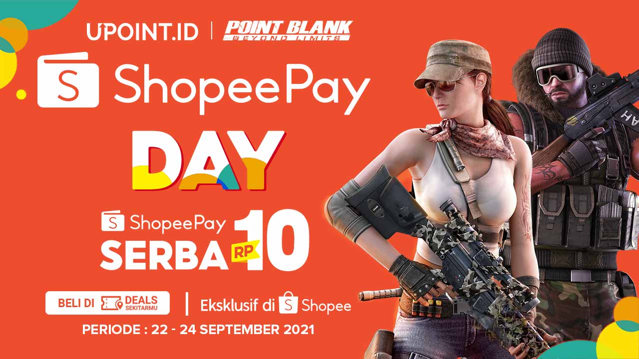 ShopeePay Day! Beli Voucher ShopeePay Dapat Cashback 100% di Upoint