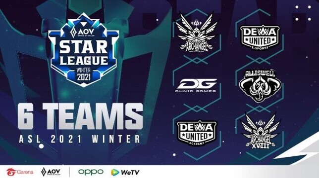 Inilah 6 Tim Peserta AOV Star League (ASL) Winter 2021