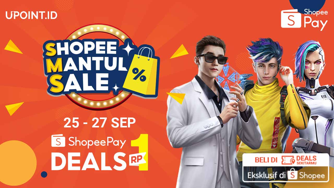 Dapatkan Promo ShopeePay Mantul Sale dengan Cashback hingga 100%