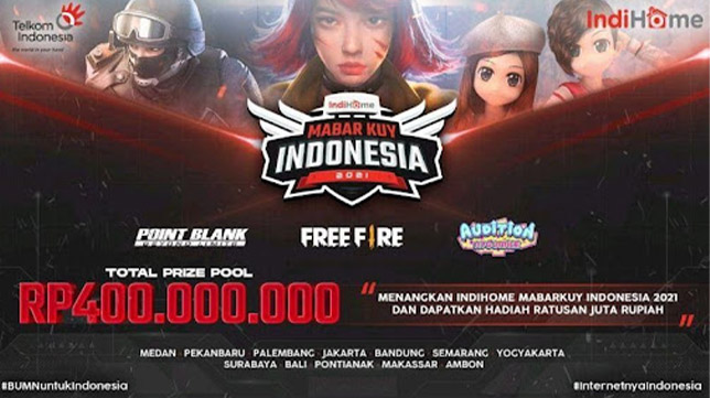 Berhadiah Hingga Ratusan Juta Rupiah, Upoint Dan IndiHome Gelar Kompetisi Esports Bertajuk Mabarkuy Indonesia