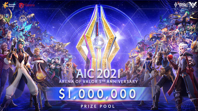 Garena Dan Tencent Games Umumkan Turnamen AOV International Championship 2021, Rebutkan Total Hadiah Hingga 14 Miliar Rupiah