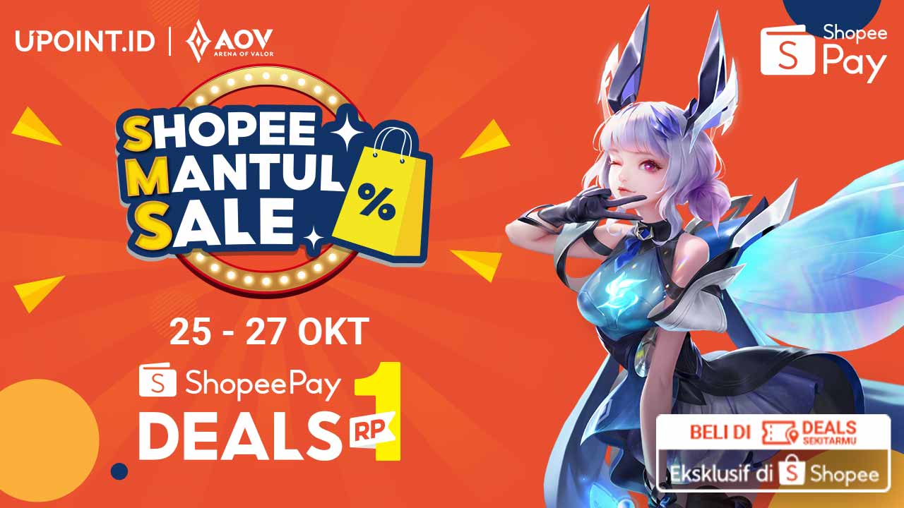 ShopeePay Mantul Sale: Dapatkan Cashback hingga 100% di Upoint