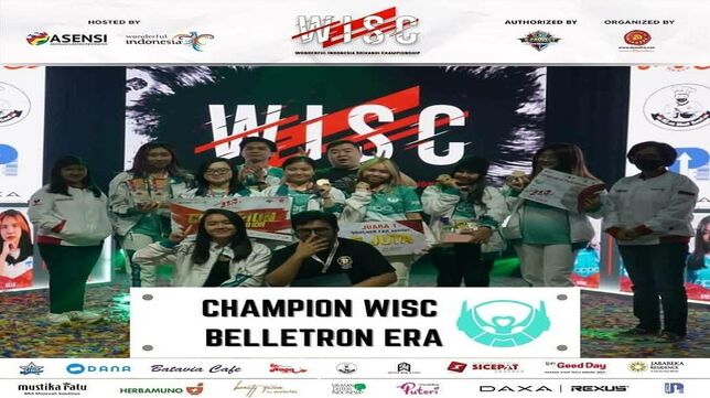 Belletron Era Tampil Mendominasi, Juarai Turnamen WISC 2021