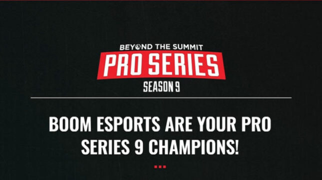 BOOM Esports Menangi Turnamen BTS Pro Series Season 9: SEA