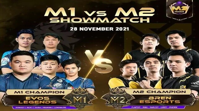 Nimo TV Gelar Pertandingan Showmatch Antara Jawara Mobile Legends World Championship EVOS Legends Melawan BREN Esports