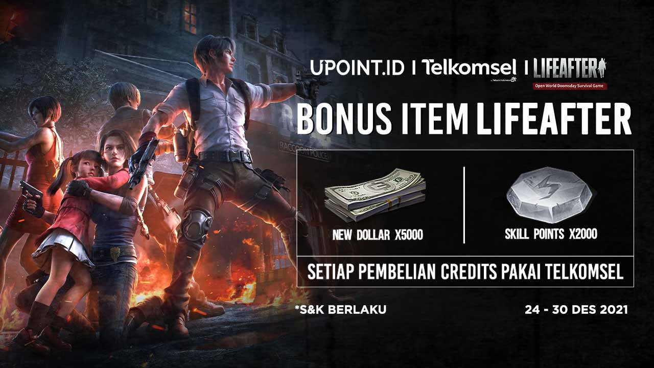 Promo Natal dan Tahun Baru : Dapatkan Bonus Spesial Item LifeAfter di UPOINT.ID