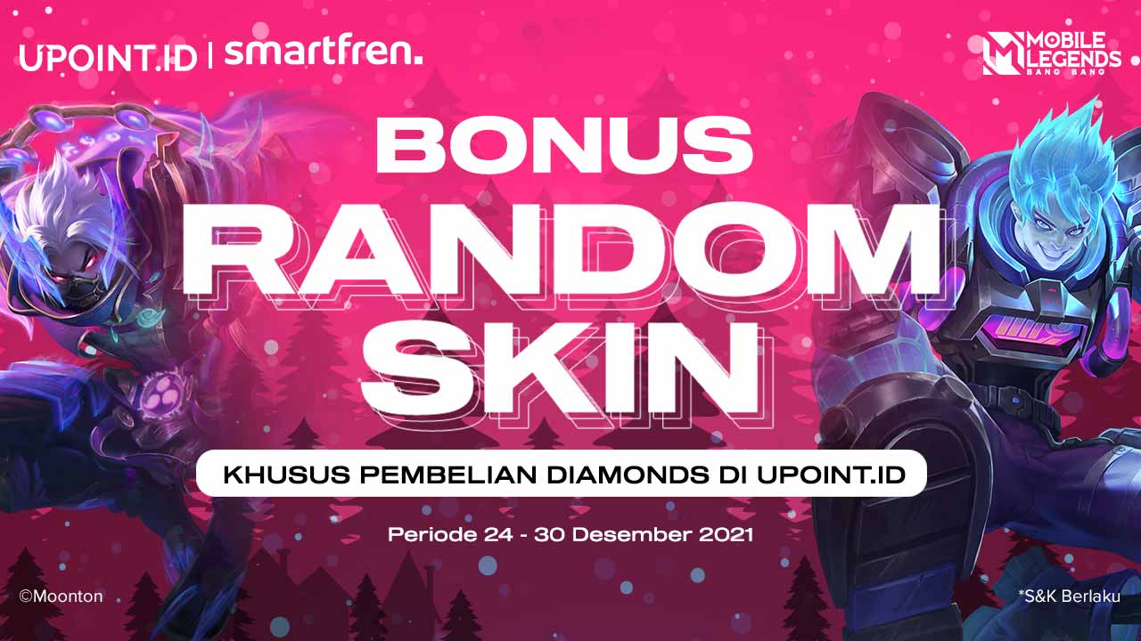 Promo Natal dan Tahun Baru : Bonus Item Mobile Legends hanya Top Up pakai Smartfren