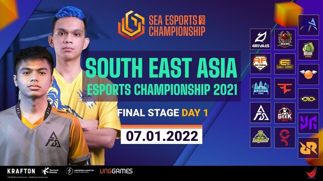 Inilah 16 Tim yang Berlaga dalam Babak Grand Final PUBG Mobile SEA Esports Championship 2021