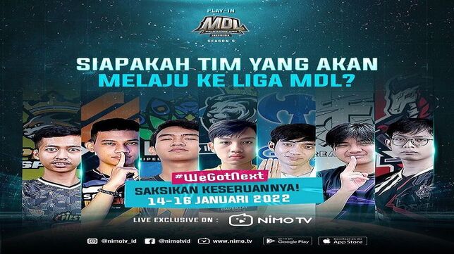 Inilah Jadwal dan Tim Peserta Babak Play-In MDL ID Season 5