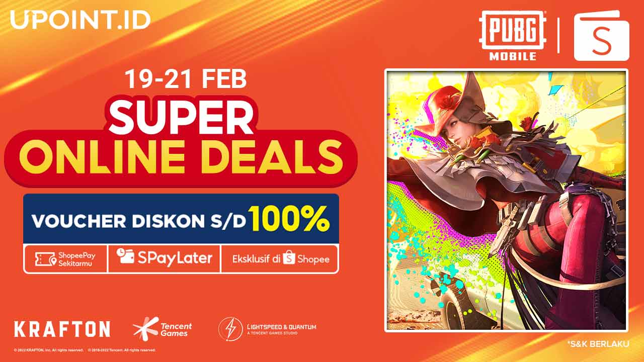 Super Online Deals! Nikmati Diskon ShopeePay hingga 100% di UPOINT.ID