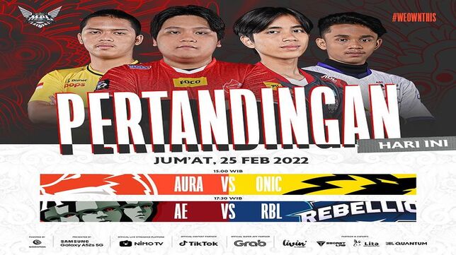 Aura Fire dan Rebellion Zion Raih Kemenangan Pertama di MPL ID Season 9