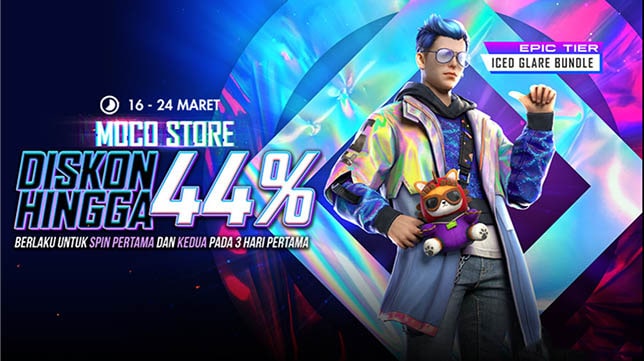 Cara Mendapatkan Bundle Iced Glare Moco Store Free Fire