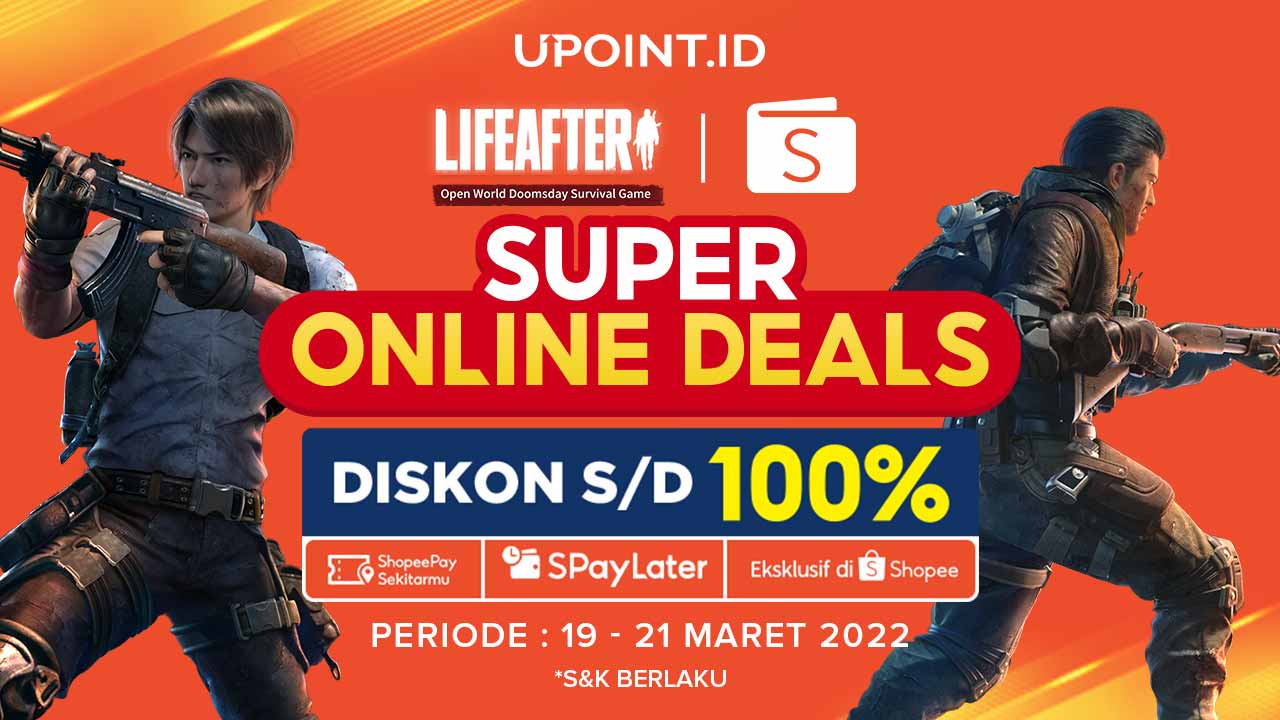 Promo Super Online Deals! Nikmati Diskon ShopeePay 100% di UPOINT.ID