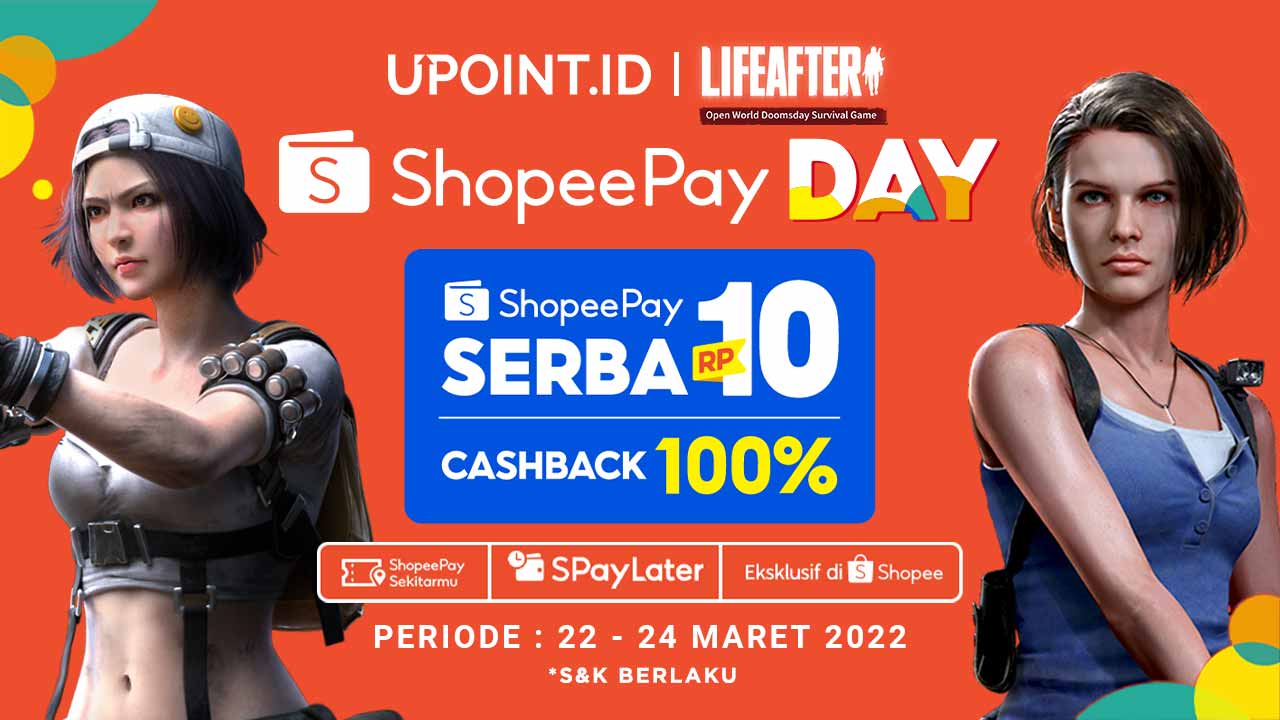 ShopeePay Day! Beli Voucher ShopeePay dan Nikmati Cashback hingga 100%