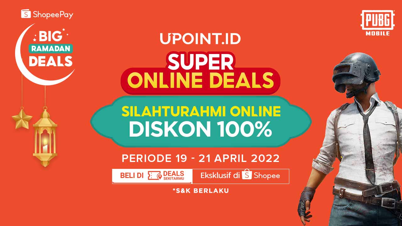 Super Online Deals Ramadan! Diskon hingga 100% ShopeePay Hanya di UPOINT.ID