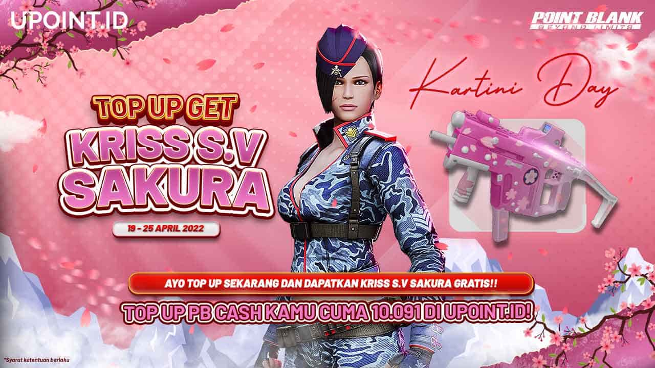 Gratis Kriss S.V Sakura Weapon Series Hanya Top Up PB Cash di UPOINT.ID