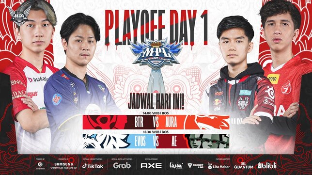 Aura Fire dan EVOS Legends Berhasil Melangkah ke Semifinals MPL ID Season 9