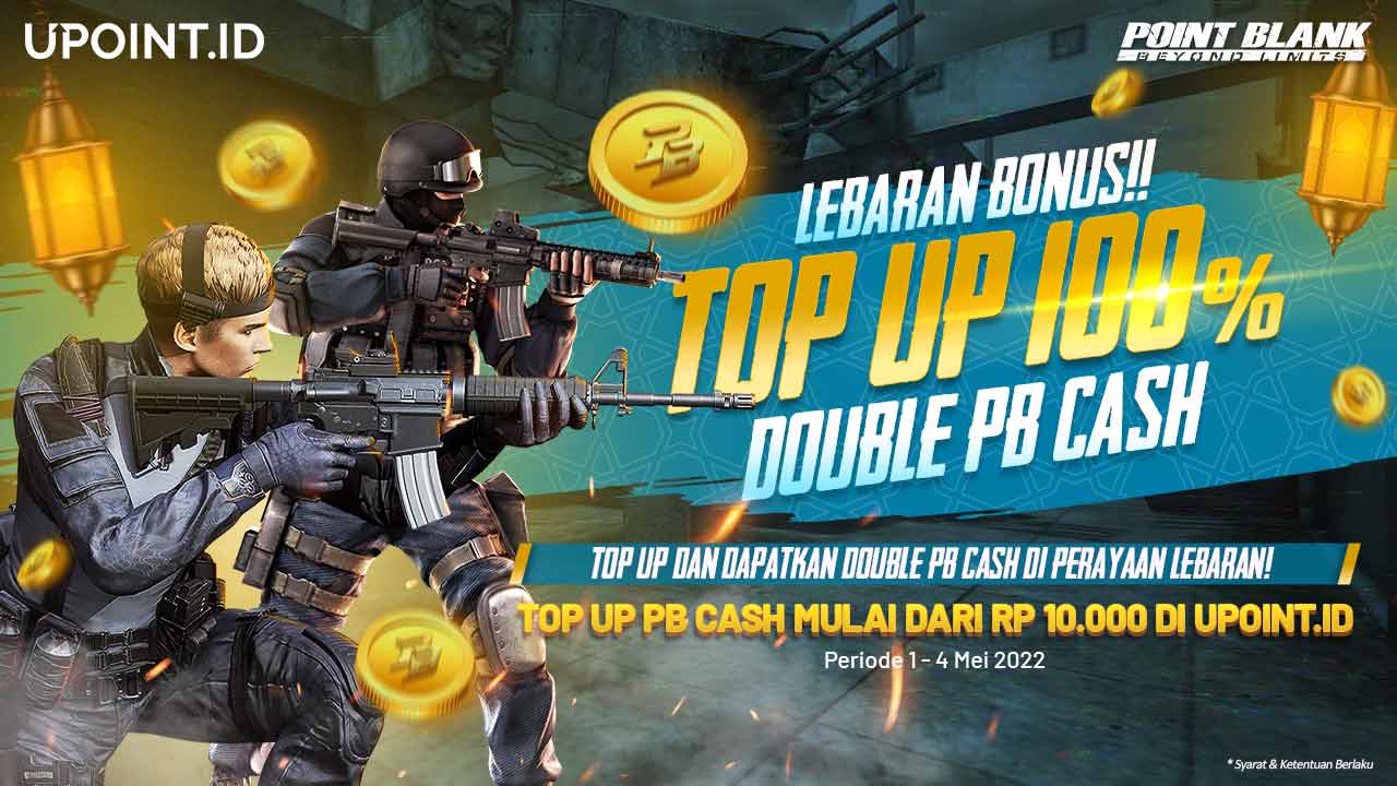 Selamat Hari Lebaran! Nikmati Bonus 100% PB Cash Hanya di UPOINT.ID