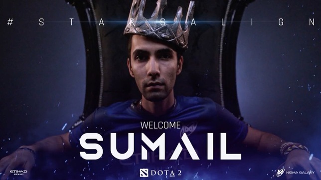 Nigma Galaxy Umumkan Perekrutan SumaiL Ke Dalam Squad Dota 2