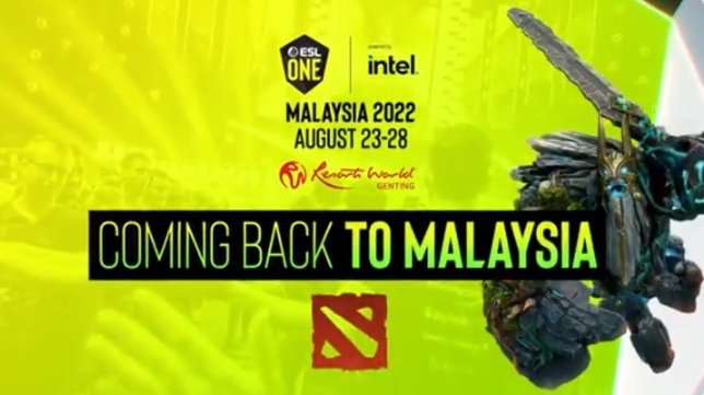 ESL Akan Gelar Turnamen Dota 2 Bertajuk ESL One Malaysia 2022