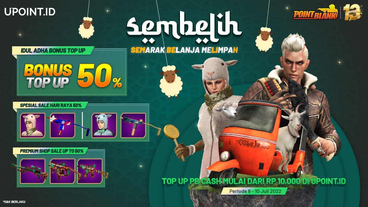 Dapatkan Banyak Event Point Blank Sembelih (Semarak Belanja Melimpah) di UPOINT.ID