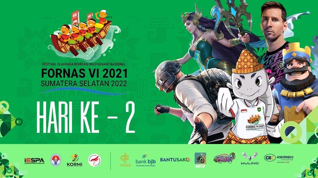 4 Game Esports Sukses Dipertandingkan di FORNAS 2022 Palembang