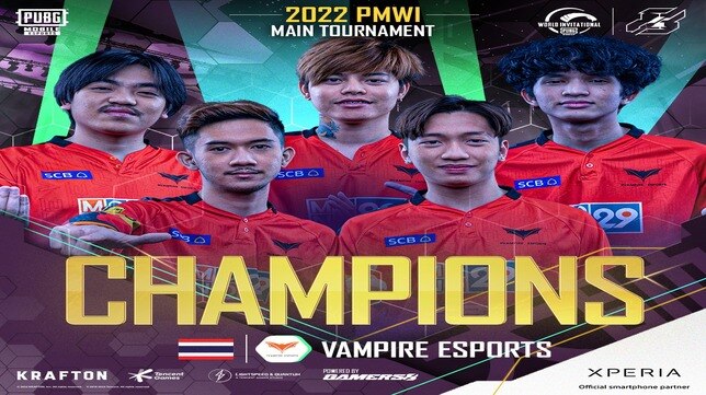 Wakil Thailand, Vampire Esports Menangi PMWI 2022