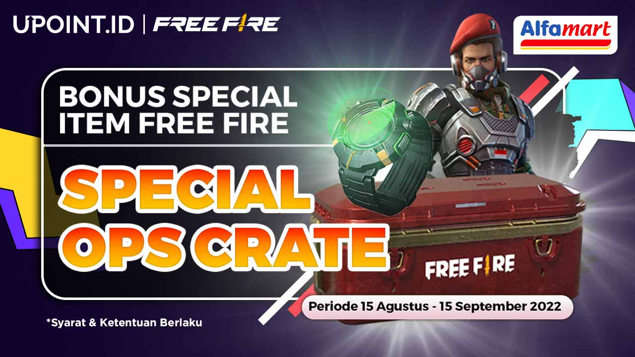 Bonus Free Fire Special Ops Crate Hanya Top Up Diamonds di Alfamart