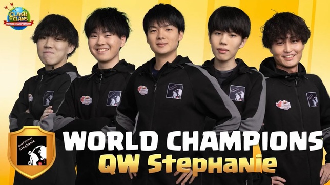 Tim Asal Jepang QW Stephanie Menangi Turnamen Clash of Clans World Championship 2022